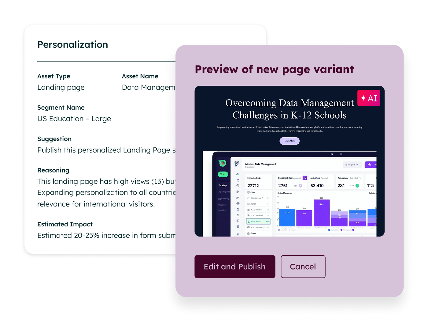 Marketing Hub - Personalization Agent Suggestions Marketing Hub - Personalization Agent Suggestions