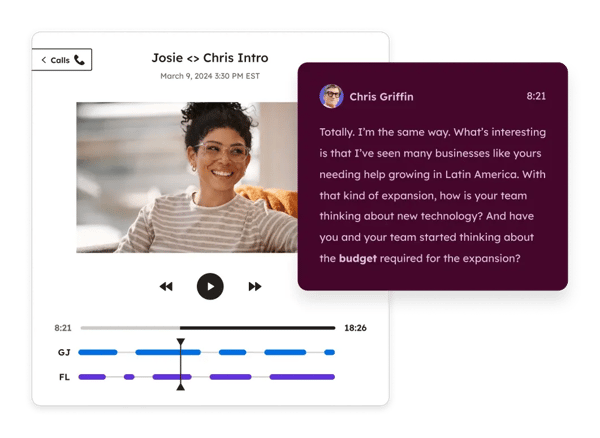 Sales Hub - Conversational Intelligence
