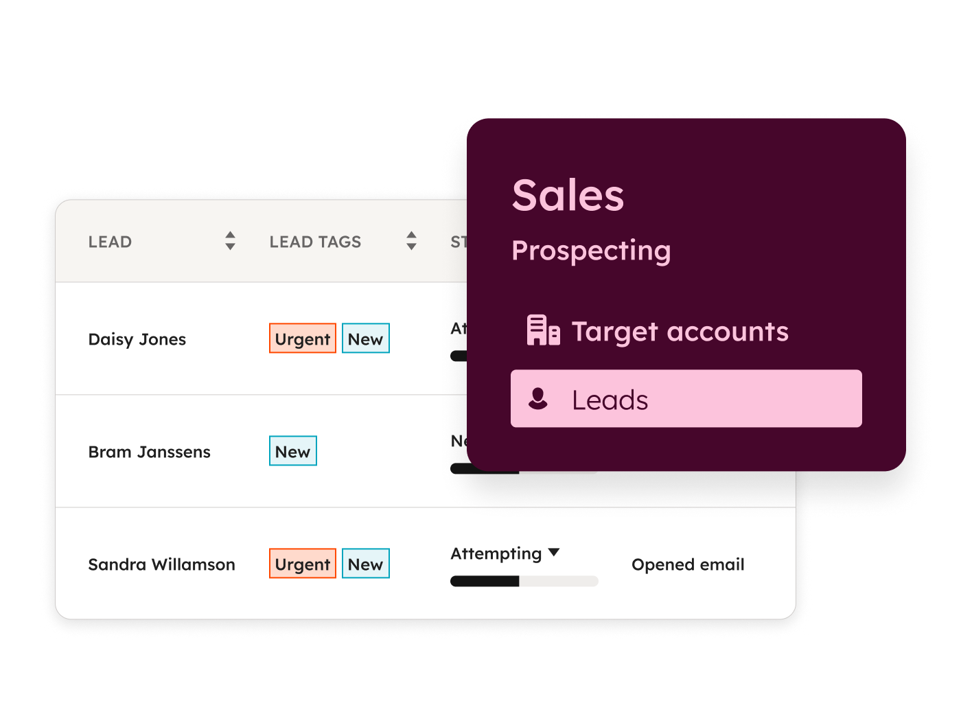 Sales Hub - Sales Lead Management Feature